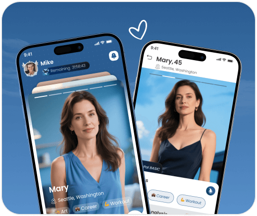 CozyPal App Interface - People Interacting
